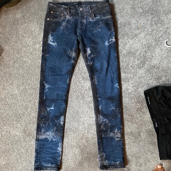 Purple jeans